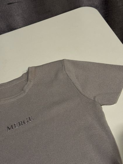 MERGE ALLA BABY TEE COLOR GREY รูปที่ 7