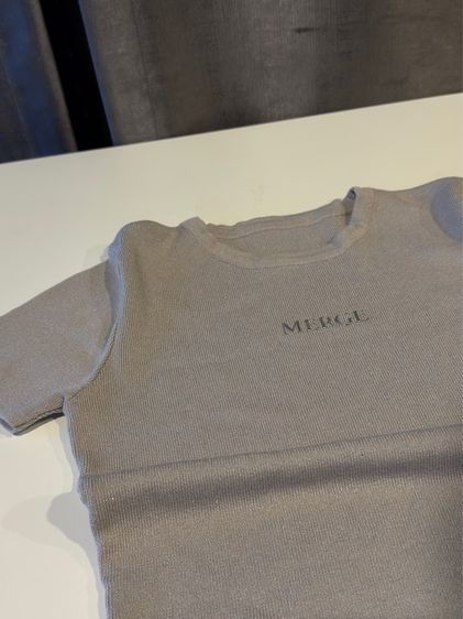 MERGE ALLA BABY TEE COLOR GREY รูปที่ 2
