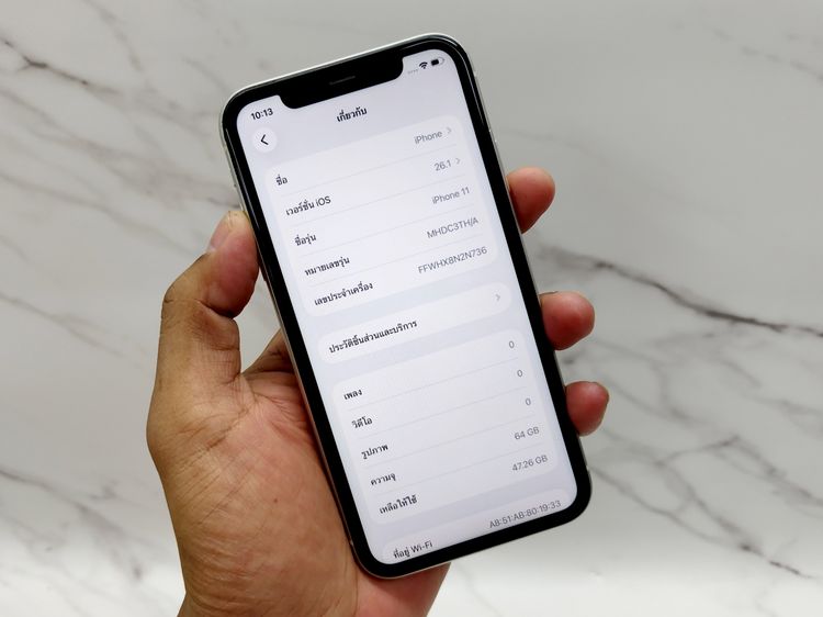 ขาย iPhone 11 64 GB สีขาว มือสอง รูปที่ 2