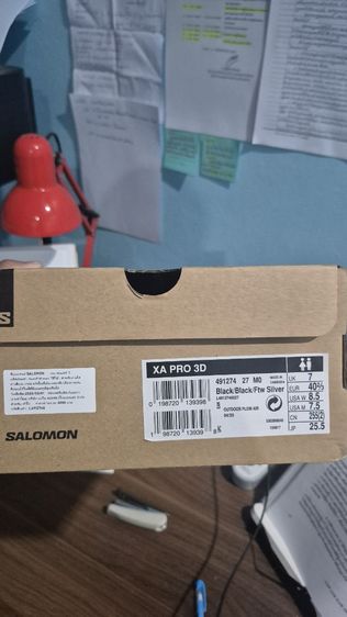 Salomon XA PRO 3D ใช้น้อยมากอซื้อมาใส่แล้วบีบเท้า เลยจะส่งต่อ ตอนนี้นอนกล่องรอเจ้าของใหม่ รูปที่ 9