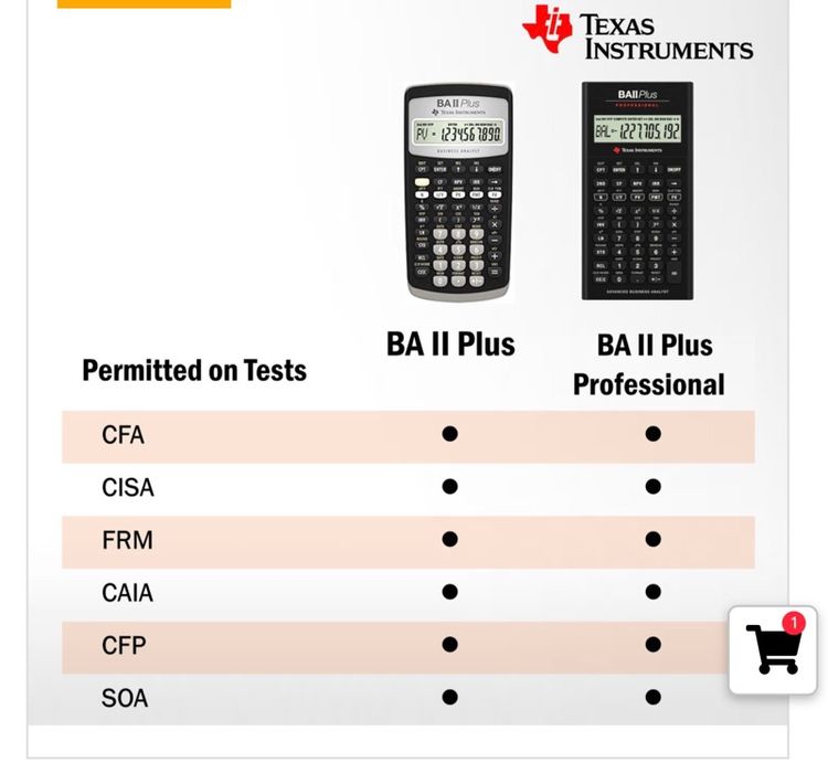 Texas Instruments BA II plus professional รูปที่ 5