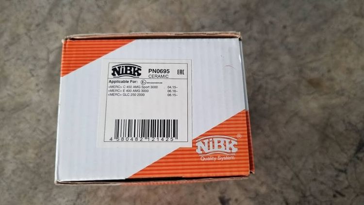 ผ้าเบรคหน้า BENZ W205  W213  W253 NiBK Japan  รูปที่ 7