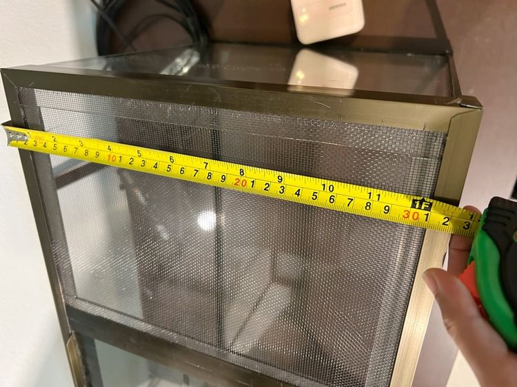 Terrarium Vertical 30x30x60 cm with Mesh Top (Second Hand - Good Condition) รูปที่ 5