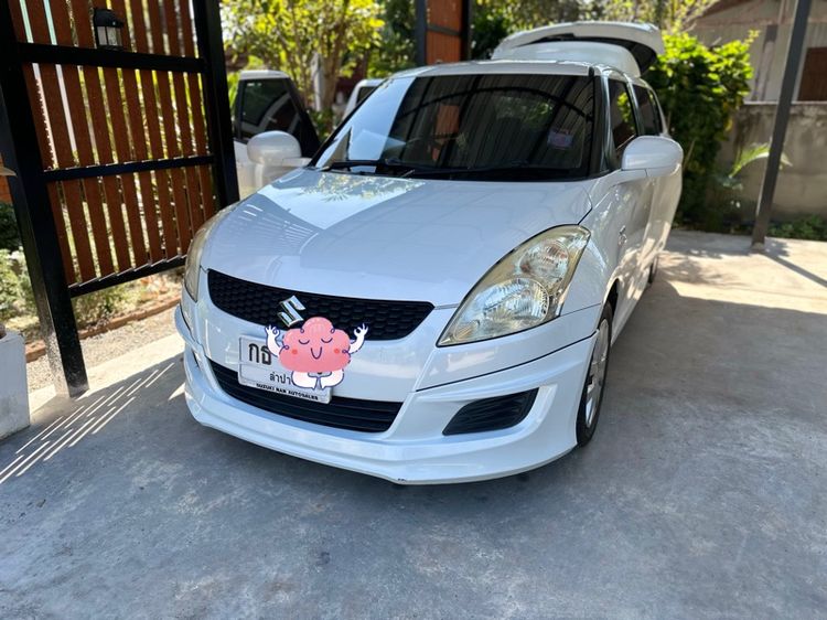 รถ Suzuki Swift 1.2 GA สี ขาว