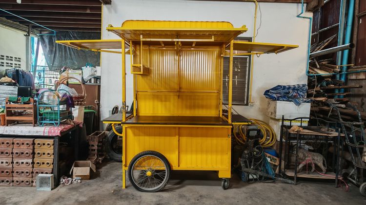 โต๊ะคีออส เปิดปิดประตู 4 ด้าน พร้อมชั้นวางของ