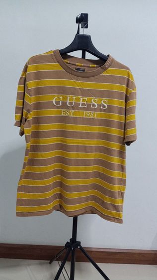 เสื้อยืดคอกลม GUESS มือสอง อก 44 ยาว 27