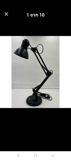 โคมไฟวิศวกรสถาปนิก โคมไฟตั้งโต๊ะ โคมไฟอ่านหนังสือ สีดำ มีฐานและคลิปล็อค ปรับระดับได้รอบทิศทาง รูปที่ 2