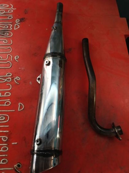 ท่อเวฟ125แท้ผ่าแป๊ป ลูก54-56มิล รูปที่ 2