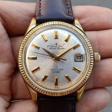 ทอง Citizen Jet Auto Dater Vintage 
