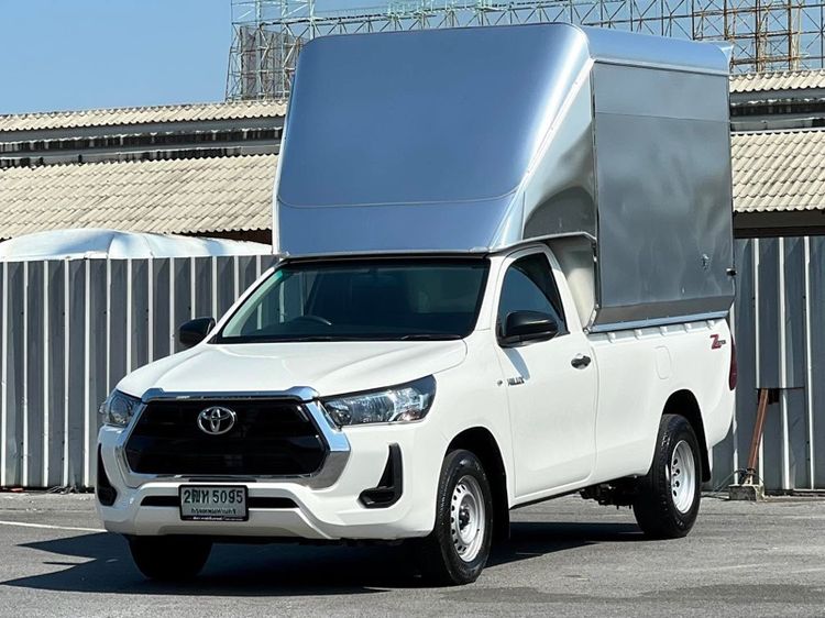 Toyota Hilux Revo 2020 2.4 Entry Pickup ดีเซล ไม่ติดแก๊ส เกียร์ธรรมดา ขาว รูปที่ 2