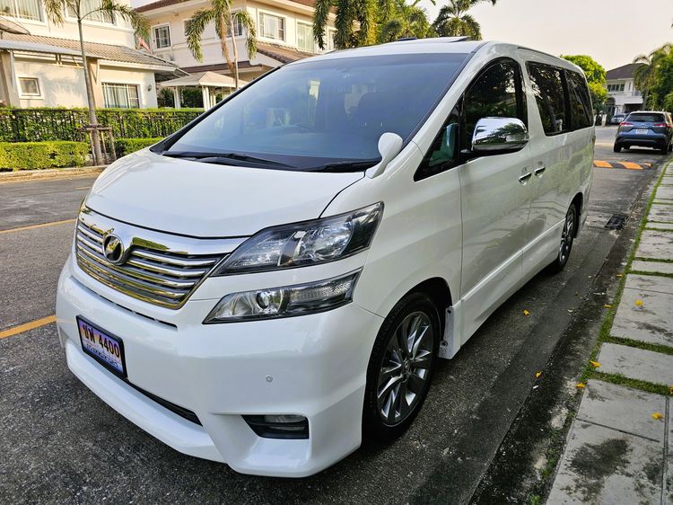 ปี11แท้ Vellfire2.4V รุ่นพิเศษ Z-Platinum รถซื้อมามือแรกป้ายแดงเงินสด ชื่อเดียว ลำดับเดียวในเล่ม