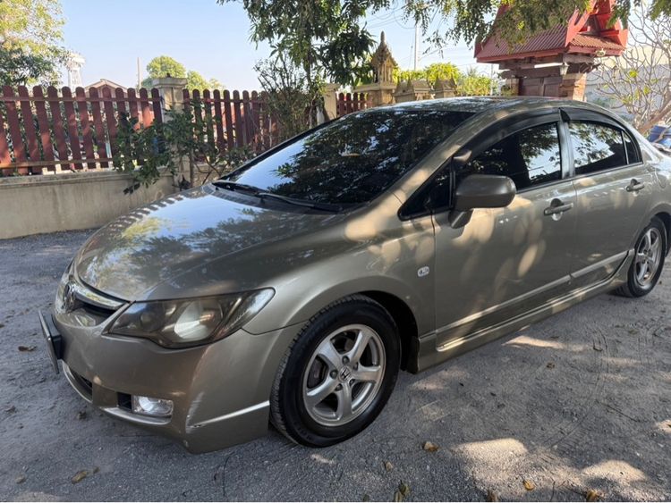 Honda Civic 2008 1.8 E i-VTEC Sedan เบนซิน LPG เกียร์อัตโนมัติ บรอนซ์ทอง รูปที่ 4