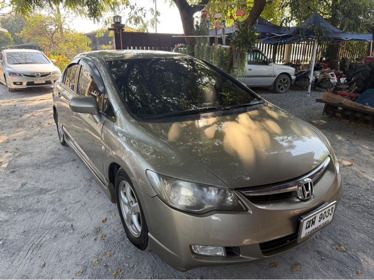 Honda Civic 2008 1.8 E i-VTEC Sedan เบนซิน LPG เกียร์อัตโนมัติ บรอนซ์ทอง รูปที่ 2