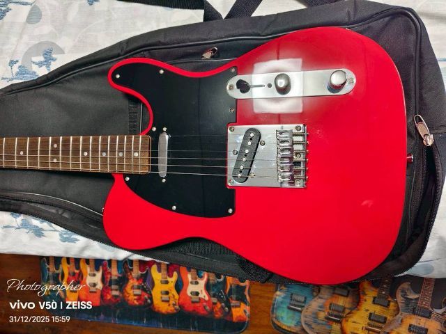 Squire sonic telecaster. สภาพเหมือนใหม่   พร้อม เคสนิ่ม เหล็กขันคอ  ขาย 5400 บาท  นัดรับ ราชปรารภครับ    รูปที่ 2