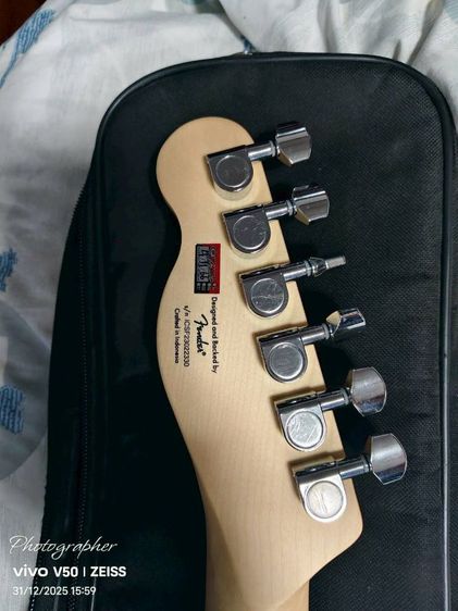 Squire sonic telecaster. สภาพเหมือนใหม่   พร้อม เคสนิ่ม เหล็กขันคอ  ขาย 5400 บาท  นัดรับ ราชปรารภครับ    รูปที่ 5