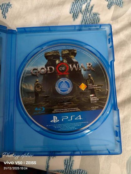 Ps4 god of war.  สภาพดี  ขาย 350 บาทรวมส่งครับ
 รูปที่ 2