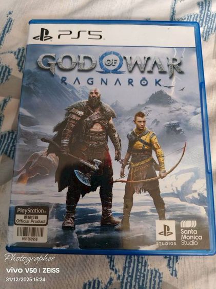 Ps5 god of war ragnarok. มี subthai สภาพดี ขาย 850 บาทรวมส่งครับ
