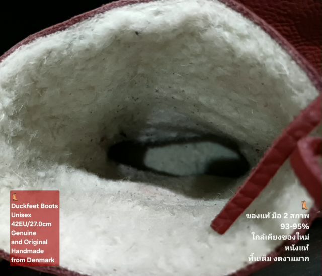 Duckfeet Boots, Unisex 42EU(27.0cm) Original ของแท้ มือ 2 สภาพใกล้เคียงของใหม่, รองเท้าบู้ท Duckfeet หนังแท้ พื้นเต็ม ไม่มีตำหนิใดๆ สวยมาก รูปที่ 18