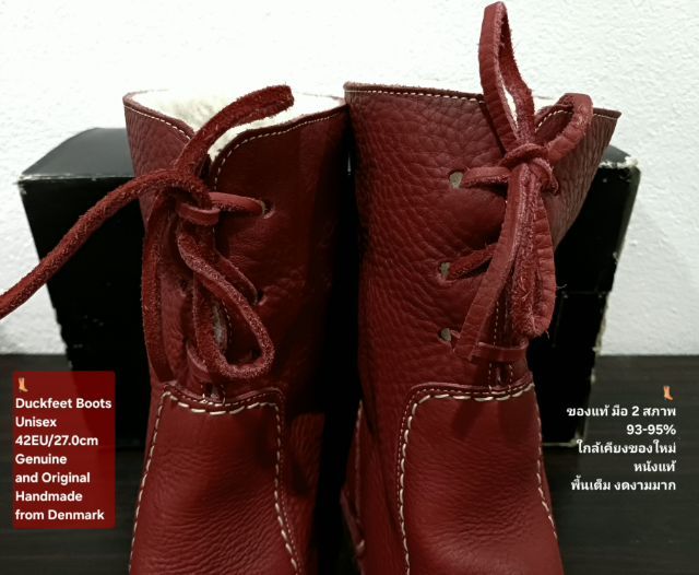Duckfeet Boots, Unisex 42EU(27.0cm) Original ของแท้ มือ 2 สภาพใกล้เคียงของใหม่, รองเท้าบู้ท Duckfeet หนังแท้ พื้นเต็ม ไม่มีตำหนิใดๆ สวยมาก รูปที่ 8