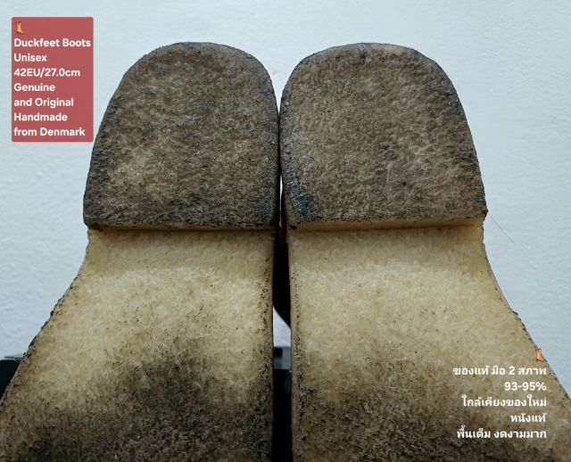 Duckfeet Boots, Unisex 42EU(27.0cm) Original ของแท้ มือ 2 สภาพใกล้เคียงของใหม่, รองเท้าบู้ท Duckfeet หนังแท้ พื้นเต็ม ไม่มีตำหนิใดๆ สวยมาก รูปที่ 12