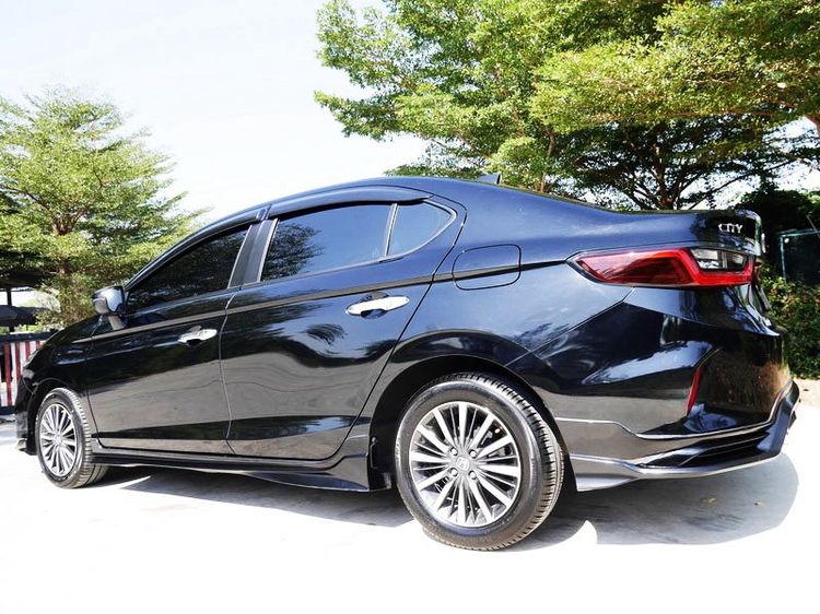 Honda City 2021 1.0 SV Sedan เบนซิน ไม่ติดแก๊ส เกียร์อัตโนมัติ ดำ รูปที่ 3