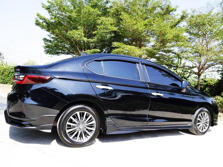 Honda City 2021 1.0 SV Sedan เบนซิน ไม่ติดแก๊ส เกียร์อัตโนมัติ ดำ รูปที่ 4