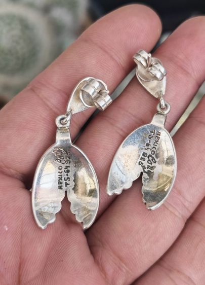 ต่างหูเงินแท้ Mexico งานเก่า​ หายากมาก​ ราคาแบ่งปันครับ รูปที่ 4