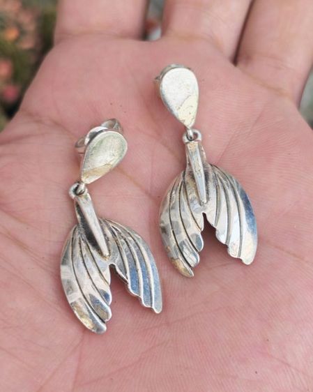 ต่างหูเงินแท้ Mexico งานเก่า​ หายากมาก​ ราคาแบ่งปันครับ