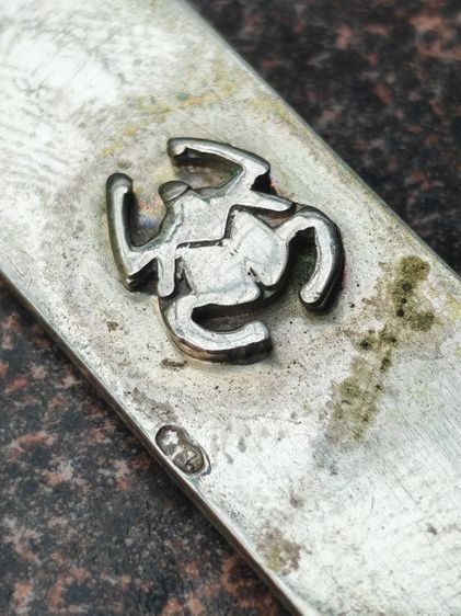 จี้เงินแท้แปะทองคำแท้ Egyptian Hieroglyphics Cartouche งานนอกงานเก่า​ สวยหายาก​ ราคาดีๆครับ รูปที่ 7