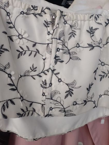 แขนยาว ขาว EU 34 อื่นๆ อื่นๆ เสื้อปาดใหล่ ผ้าชีฟอง