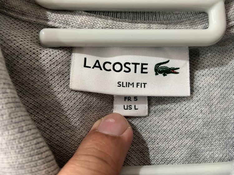 เสื้อโปโล LACOSTE LIVE แท้ 💯 size 5 วัดจริงขนาด อก 21 ยาว 27 นิ้ว สภาพใหม่มาก ทรงสวย เนื้อผ้าดีมาก  หายากน่าสะสมครับ รูปที่ 3