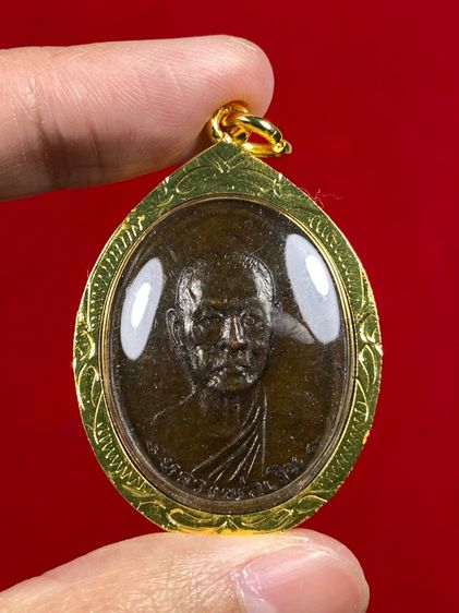 🔺เหรียญหลวงพ่อเงิน รุ่นสุดท้าย เนื้อทองแดงรมดำ วัดดอนยายหอม จังหวัดนครปฐม พร้อมเลี่ยม