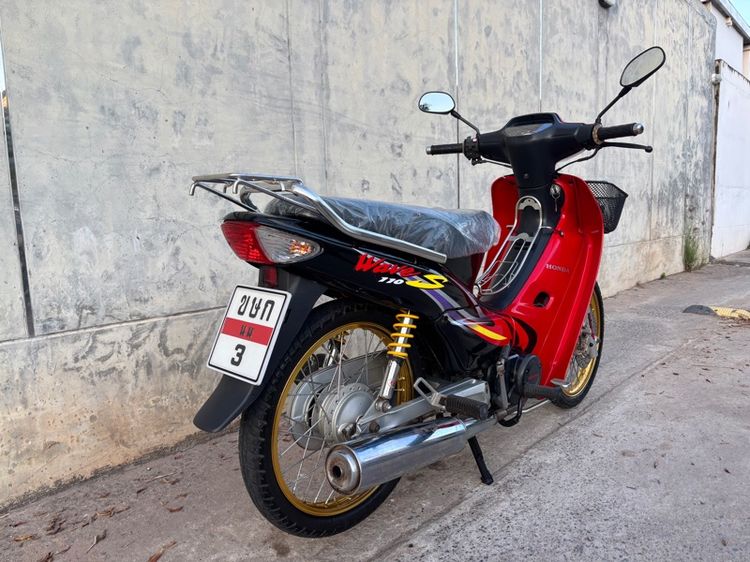 Wave 110 ดำแดง รุ่นในตำนาน สภาพเอี่ยมๆ เล่มพร้อมชุดโอน รูปที่ 3