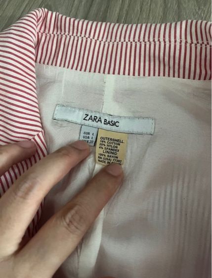 เสื้อสูท blazer ของ Zara แท้ๆ รูปที่ 2