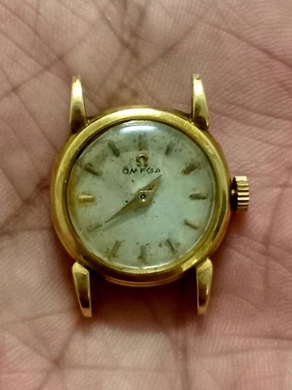 นาฬิกา ยี่ห้อ Omega เรือนทองคำ 18K สวยหายาก ของเก่าเก็บเดิมๆ รุ่นเก่าหนักๆ ขายตามสภาพ พร้อมส่งครับพี่ๆ รูปที่ 10