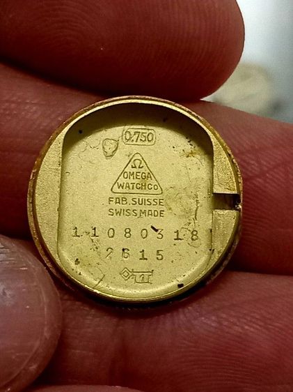 นาฬิกา ยี่ห้อ Omega เรือนทองคำ 18K สวยหายาก ของเก่าเก็บเดิมๆ รุ่นเก่าหนักๆ ขายตามสภาพ พร้อมส่งครับพี่ๆ รูปที่ 9