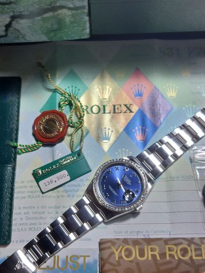 Rolex 🍓Datejust16200หน้าเงินโรมันปี2003กล่องใบครบๆ