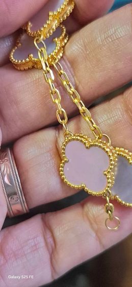 (จอง มัดจำ) สร้อยข้อมือแวนครีฟทอง 18k รูปที่ 6