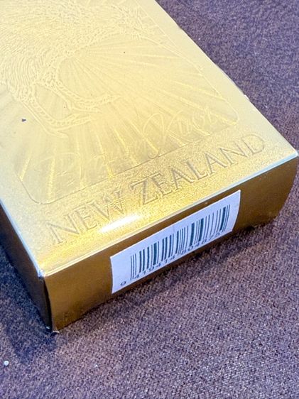 ชุดการ์ดโปสการ์ด  ของ New Zealand โป๊กเกอร์ เหมาะกับของขวัญ  สําหรับเล่นเกม ของสะสม  การ์ดสีทองสวยงาม ใช้เพื่อเก็บสะสม เพื่อความสนุกสนาน รูปที่ 2