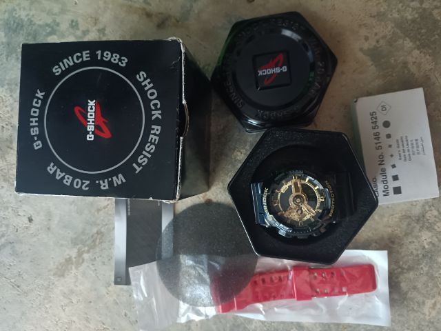 G-Shock ga110gb จอใสๆ ครบกล่อง สายถลอกนิดหน่อย มีสายใหม่แถมให้ รูปที่ 5