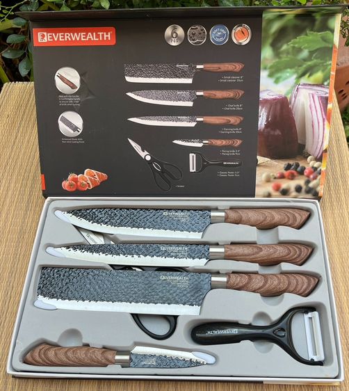 ชุดมีดครัวสแตนเลส EVERRICH ของแท้ คุณภาพส่งออกจากญี่ปุ่น รูปที่ 3