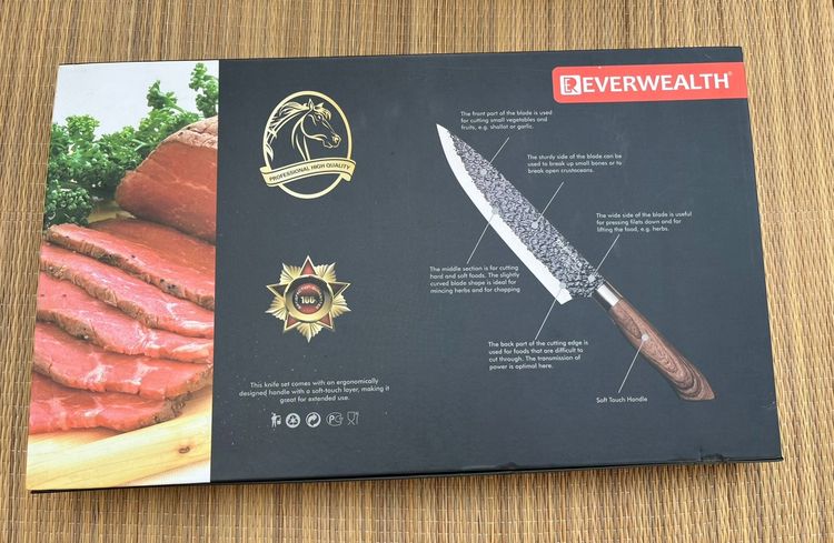ชุดมีดครัวสแตนเลส EVERRICH ของแท้ คุณภาพส่งออกจากญี่ปุ่น รูปที่ 6