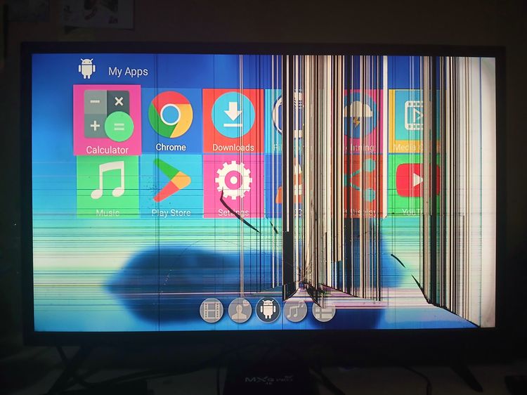 Tcl ทีวี led จอเสีย