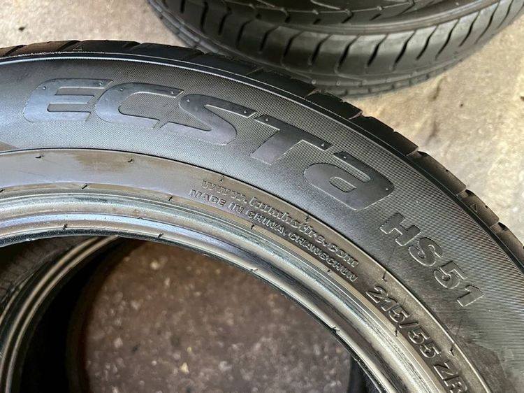 ยาง KUMHO 215 55 16 คู่ 800 บาท สภาพดี รูปที่ 7
