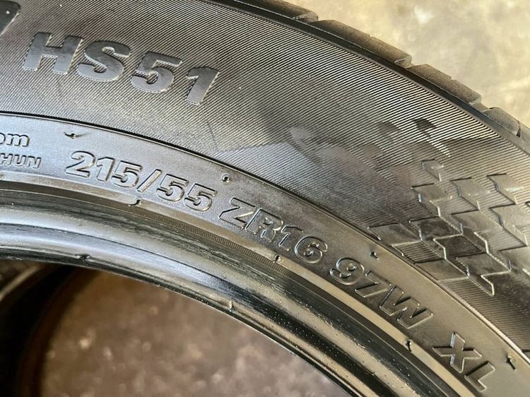ยาง KUMHO 215 55 16 คู่ 800 บาท สภาพดี รูปที่ 6