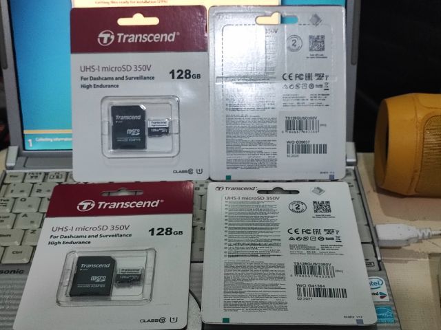 เมม microsd transcend 350v 128gb