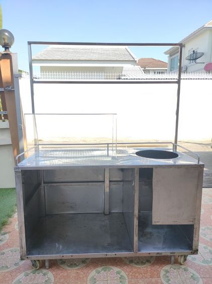 ชุดโต๊ะ สแตนเลสแท้ พร้อมขายของ