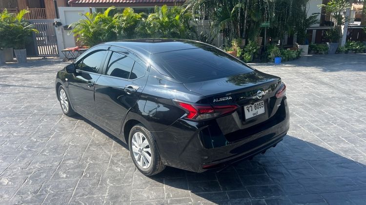 Nissan Almera 2021 1.0 EL Sedan เบนซิน ไม่ติดแก๊ส เกียร์อัตโนมัติ ดำ รูปที่ 4