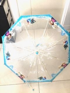 BLUE POLKA DOT UMBRELLA