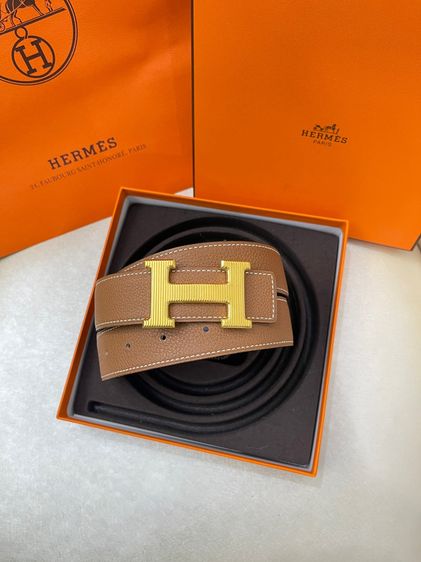 เข็มขัดHermes belt 32mm size80 สแตมป์R รูปที่ 4